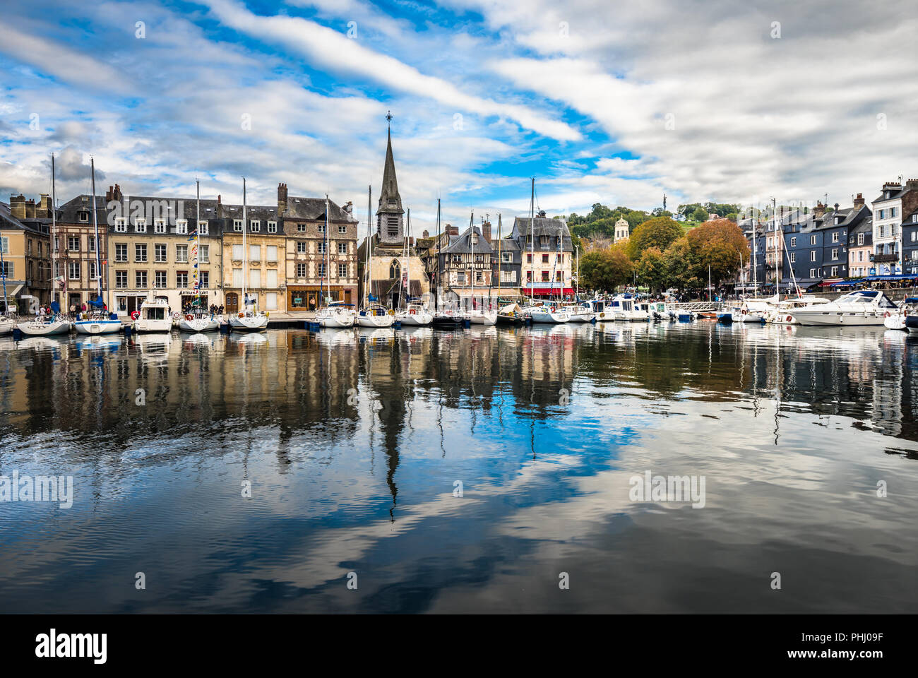 Old port of Honfleur, Normandy, France Stock Photo Alamy