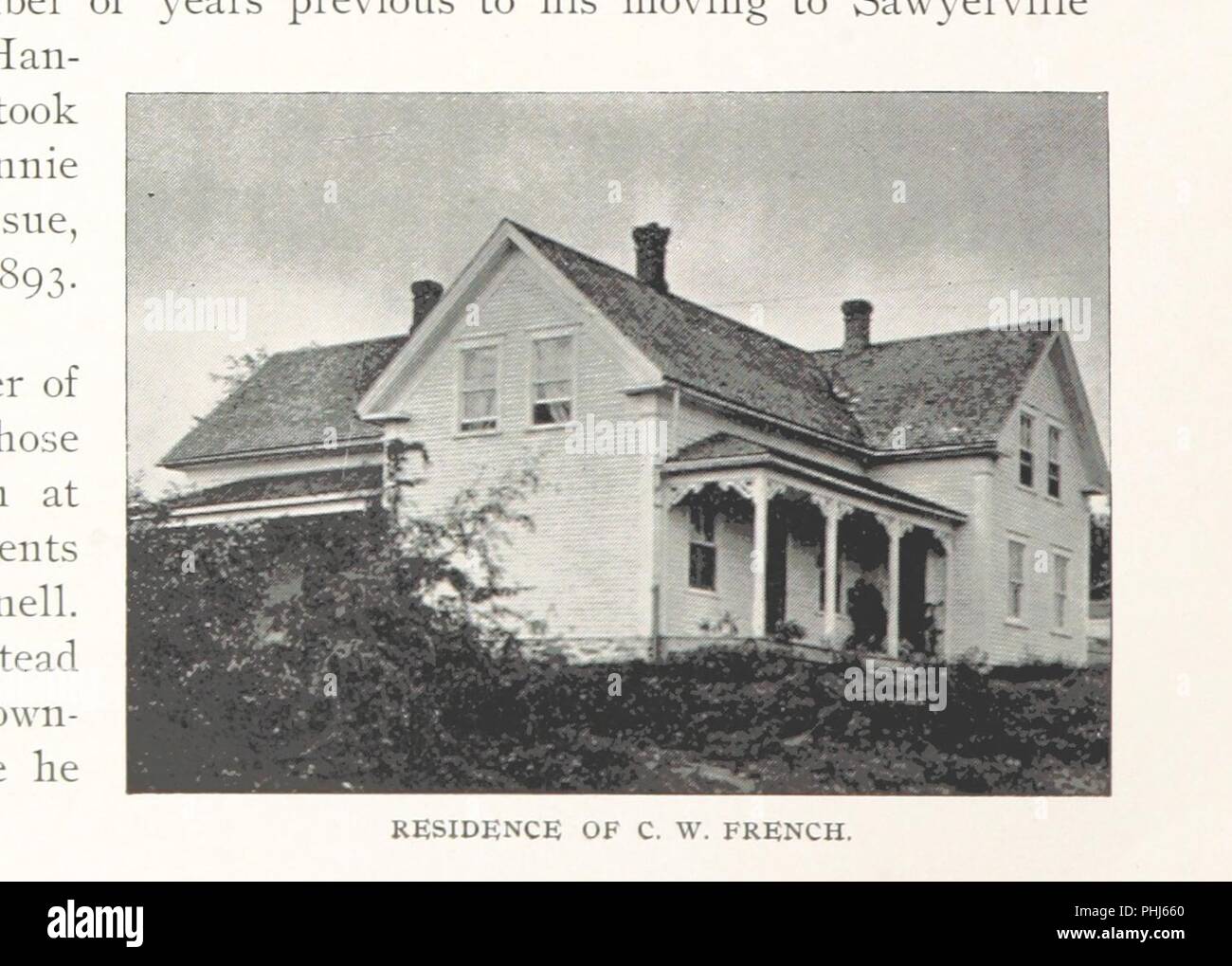 Image  from page 142 of 'History of Compton County, and sketches of the Eastern Townships, District of St. Francis, and Sherbrooke County. Supplemented with the records of four hundred families. Two hundred illustrations of b0068. Stock Photo