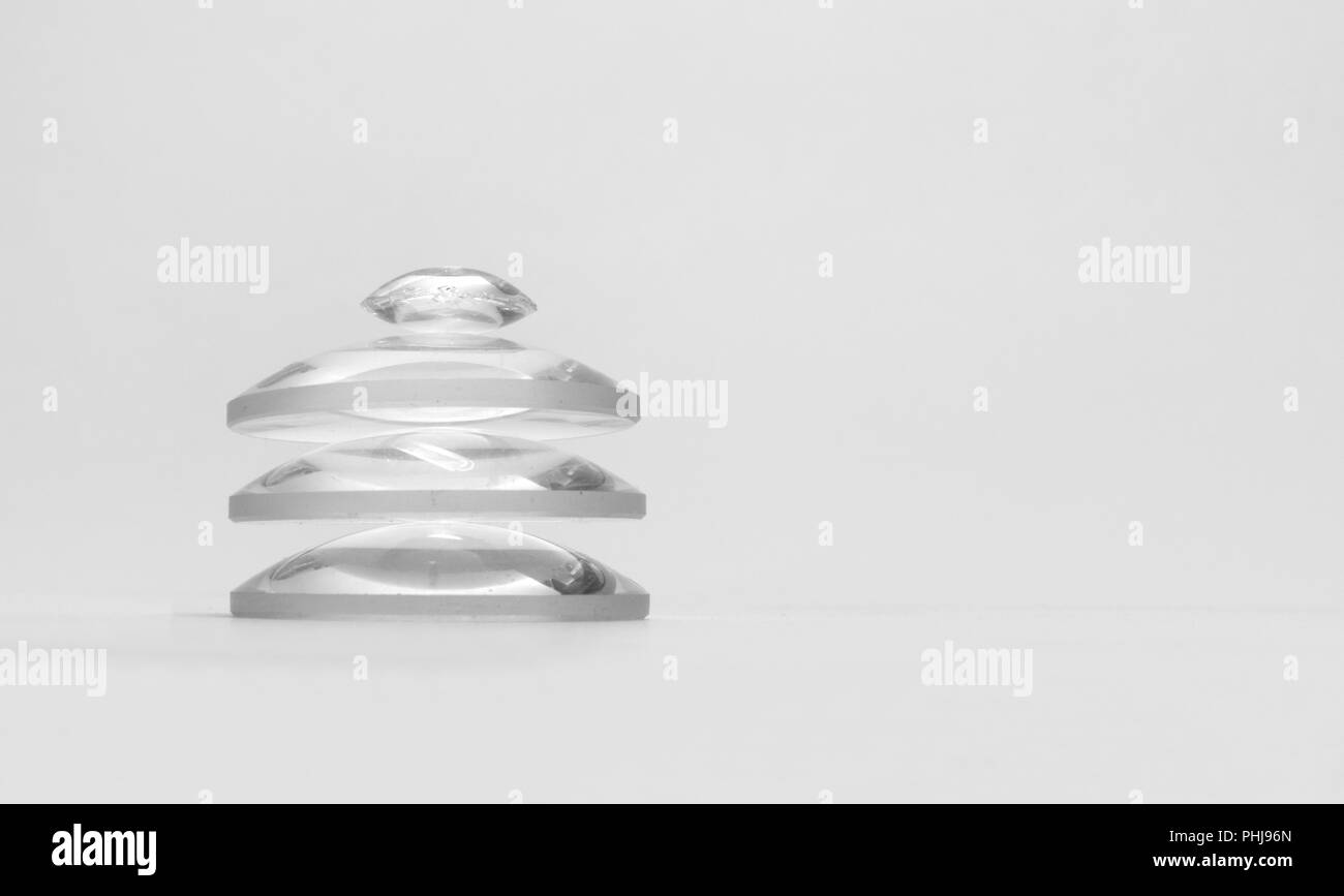 1pc 50mm Double Convex Lens - Optical Glass Magnifying Glass For - Foto 6