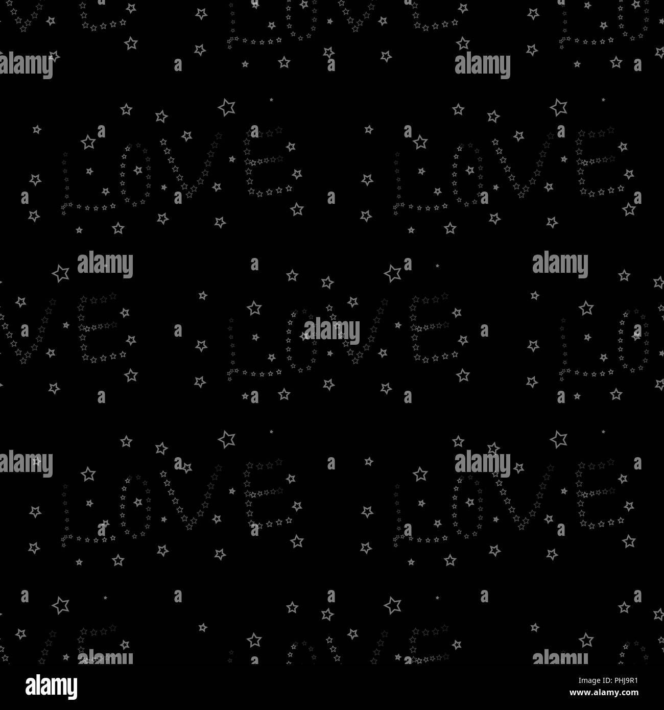 word love print, pattern, for fabric, postcard, banner, background