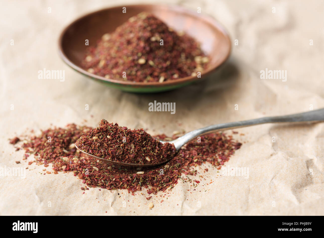 Za'atar (Middle Eastern spice mixture Stock Photo Alamy