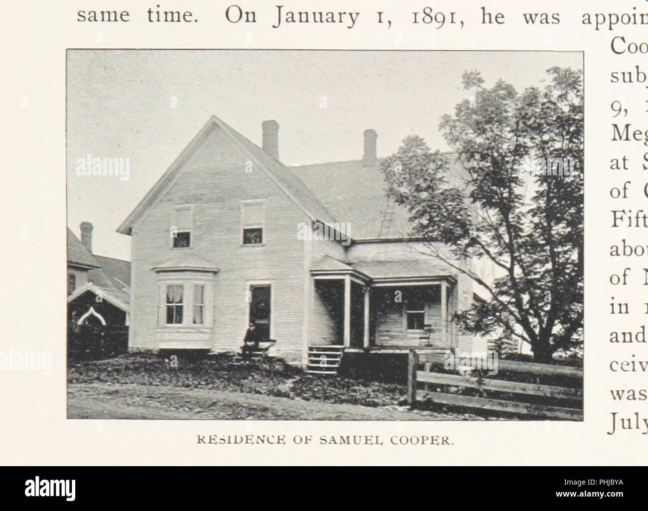 Image  from page 123 of 'History of Compton County, and sketches of the Eastern Townships, District of St. Francis, and Sherbrooke County. Supplemented with the records of four hundred families. Two hundred illustrations of b0064. Stock Photo