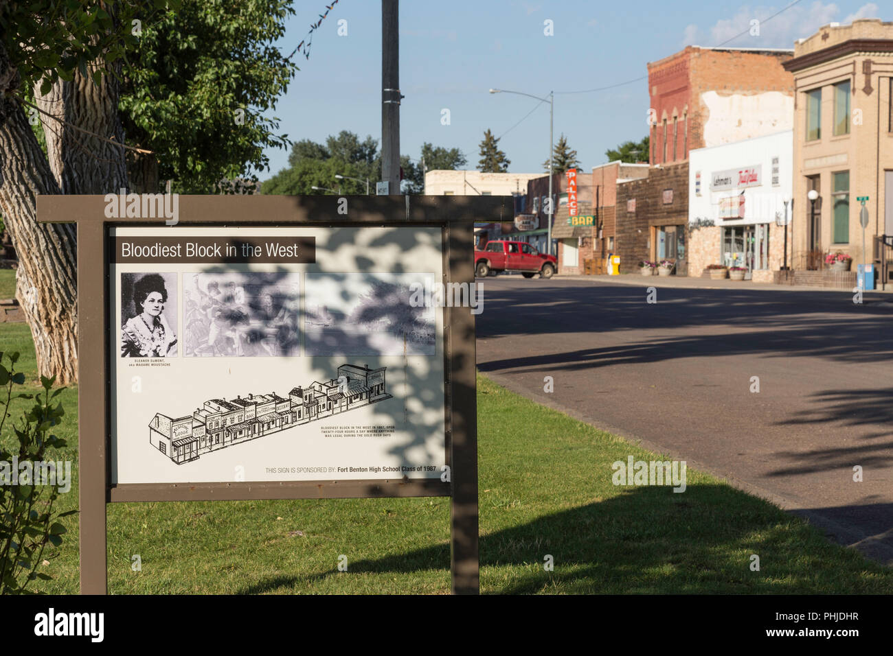 Fort Benton, MT, USA Stock Photo Alamy
