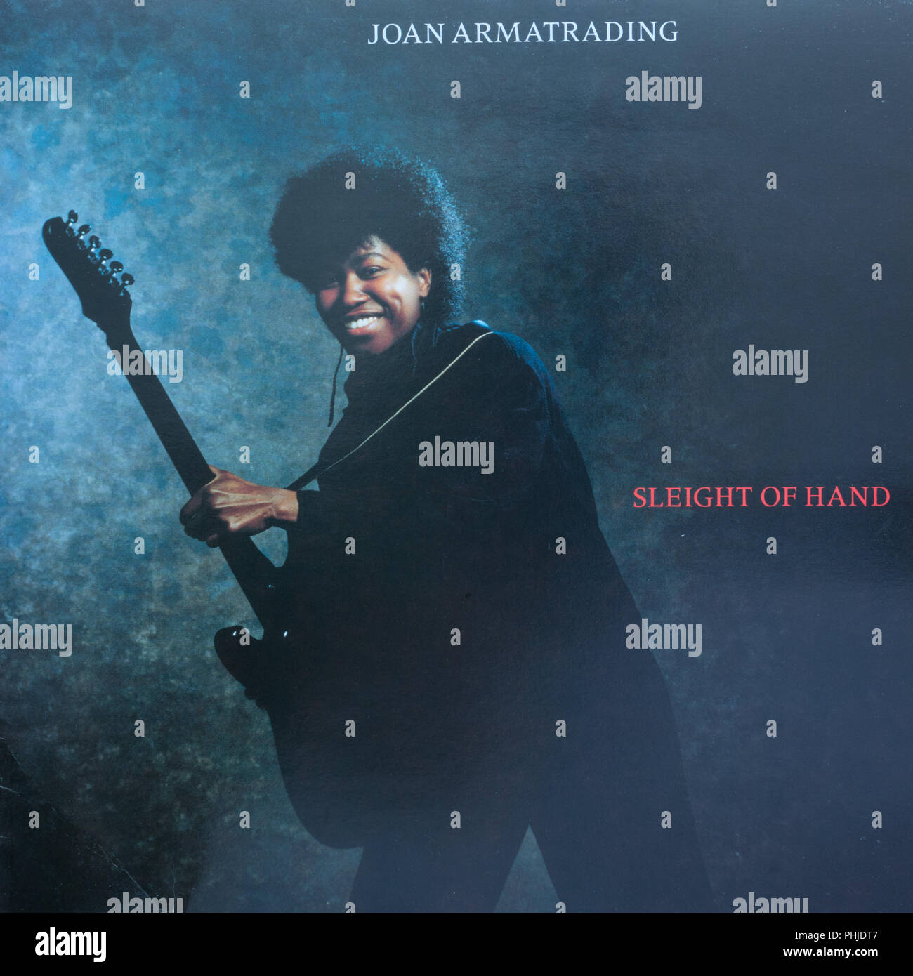 Joan Armatrading Sleight of Hand album cover Stock Photo