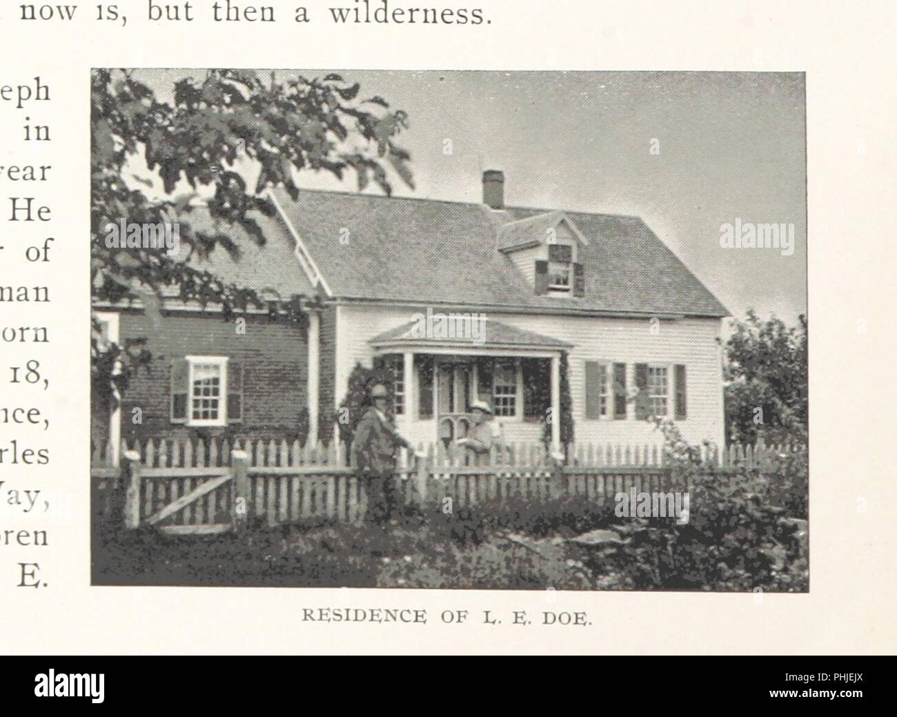 Image  from page 184 of 'History of Compton County, and sketches of the Eastern Townships, District of St. Francis, and Sherbrooke County. Supplemented with the records of four hundred families. Two hundred illustrations of b0094. Stock Photo