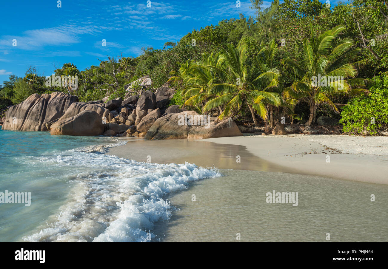Tropical beach Anse Lazio, Praslin island, Seychelles Stock Photo Alamy