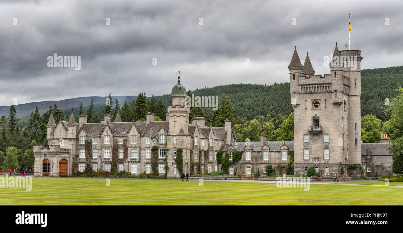 Balmoral castle, Aberdeenshire, Scotland, UK Stock Photo