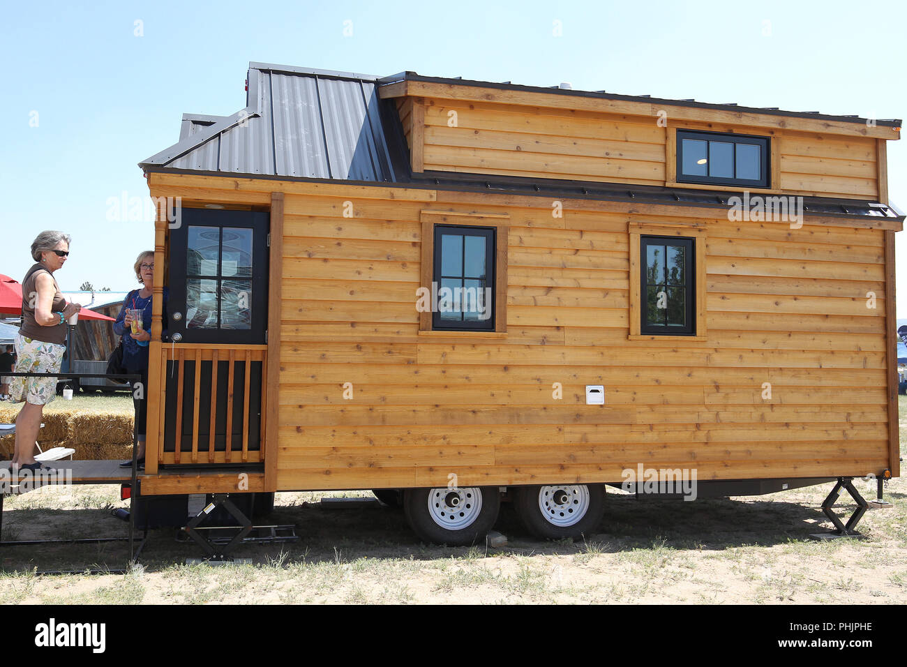 Tiny House festival in Colorado Springs, Colorado. A part of the tiny
