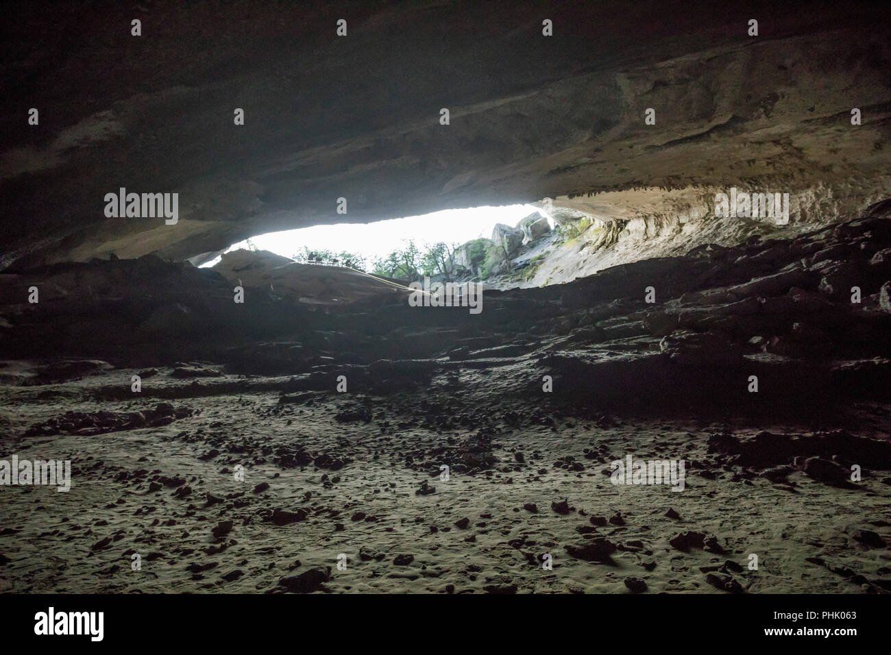 Monumento natural Cueva del Milodon Stock Photo Alamy