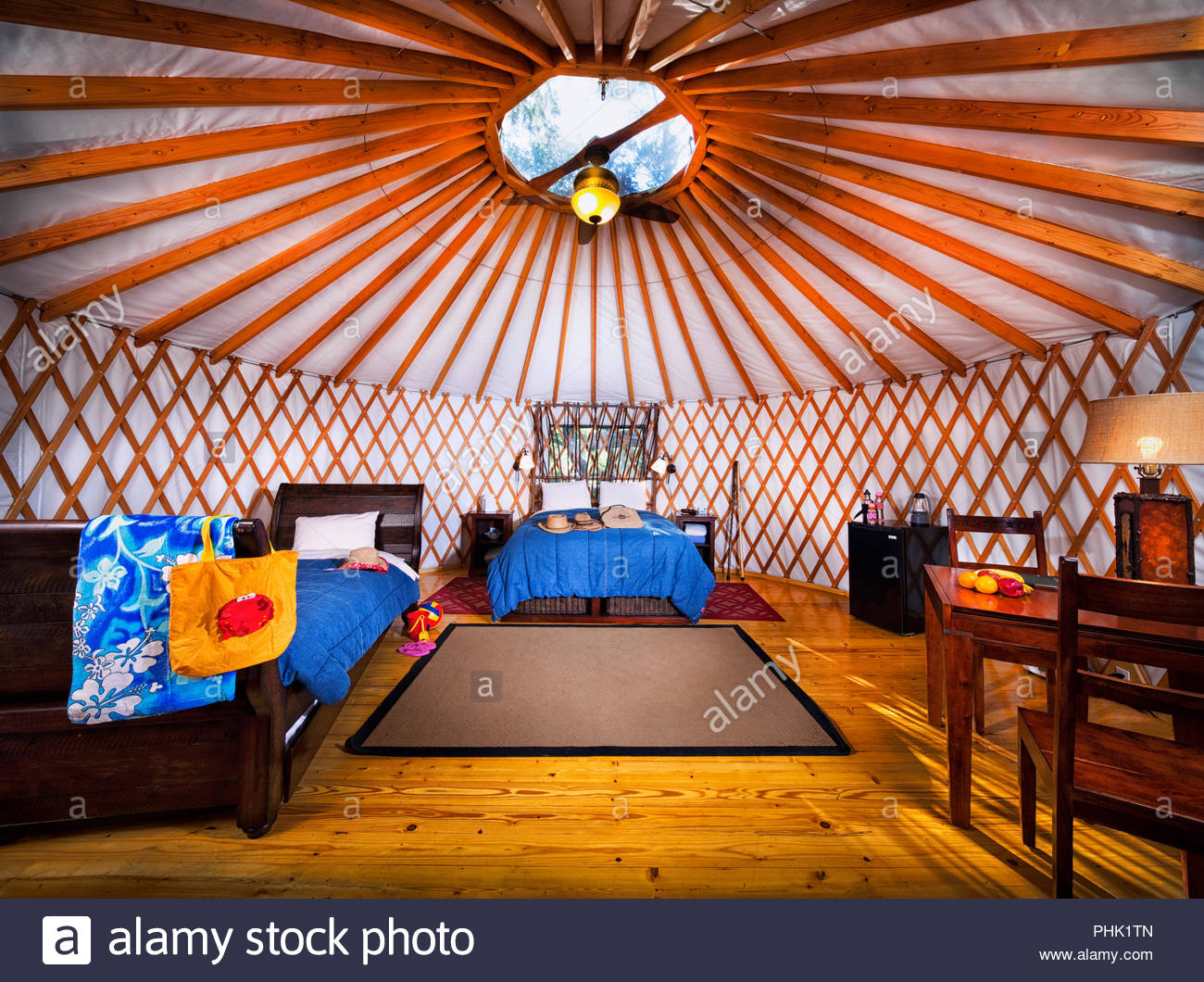 Yurt Interior Stock Photo 217392133 Alamy