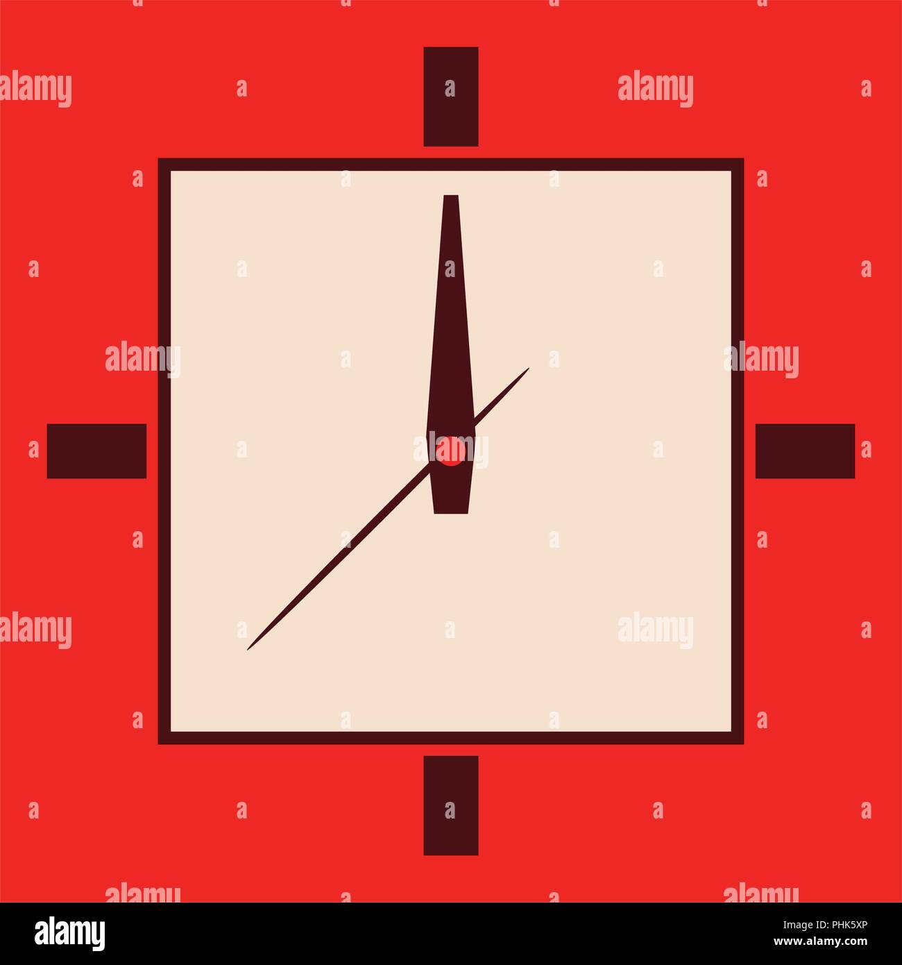 Abstract Clock Vector Stock Vector Image & Art - Alamy