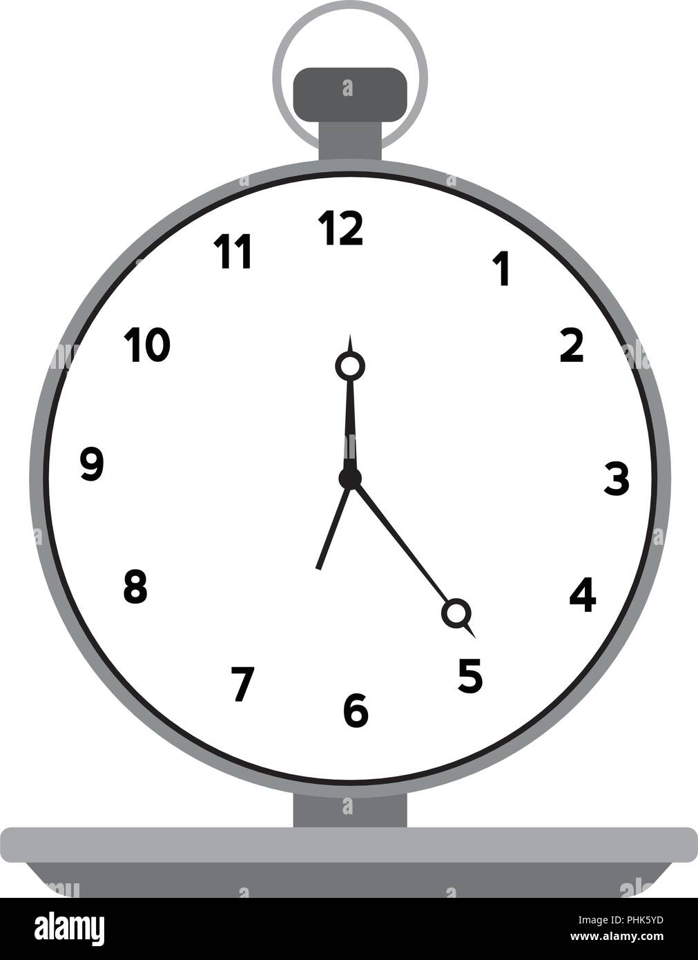 Abstract Clock Vector Stock Vector Image & Art - Alamy