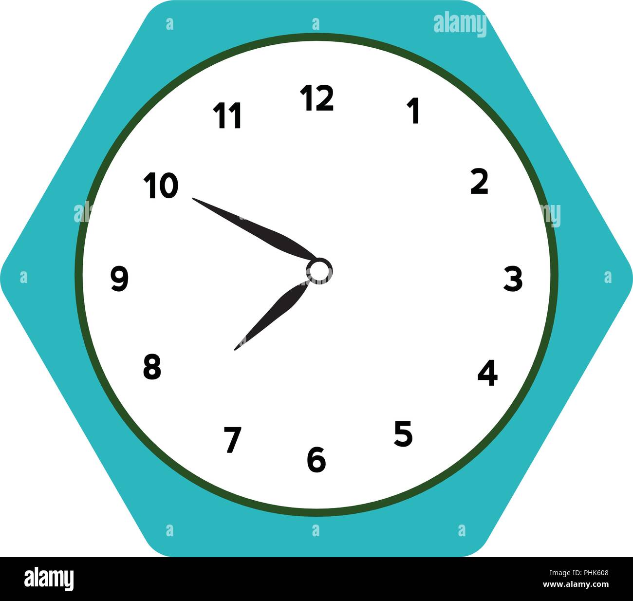 Abstract Clock Vector Stock Vector Image & Art - Alamy