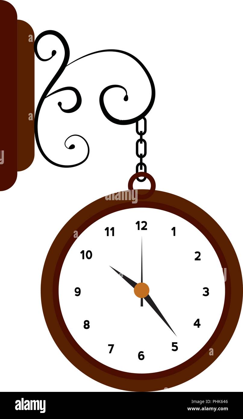 Abstract Clock Vector Stock Vector Image & Art - Alamy