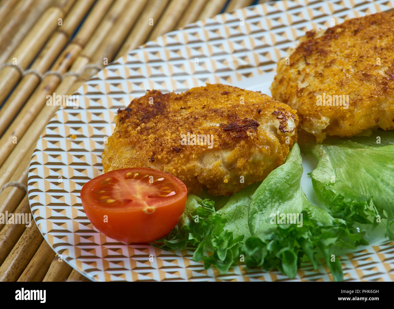 Acadian Salt Cod Fish Cakes Stock Photo Alamy