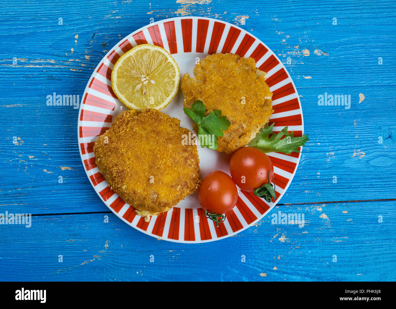 Irish Cod Fish Cakes Stock Photo Alamy