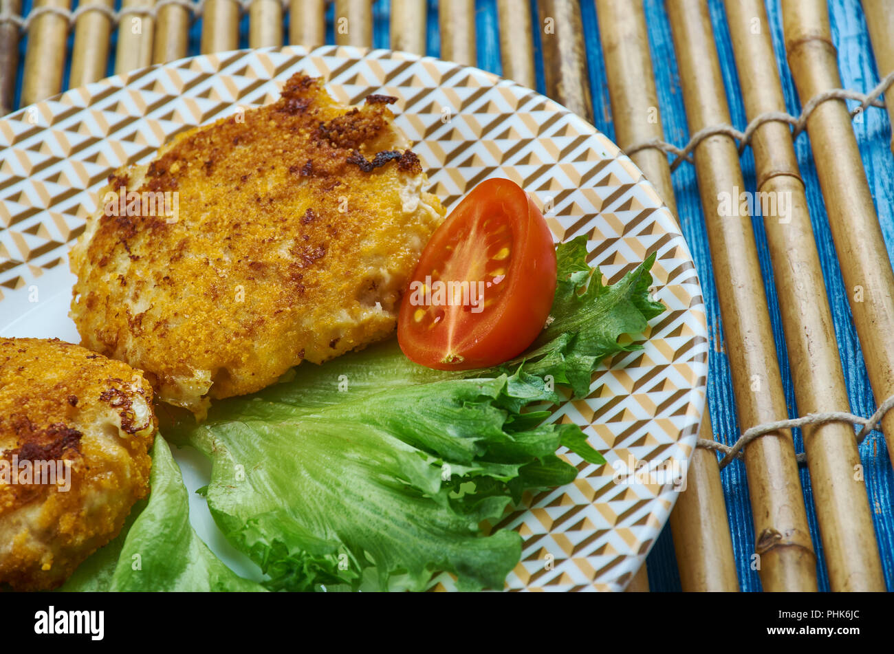 Acadian Salt Cod Fish Cakes Stock Photo Alamy