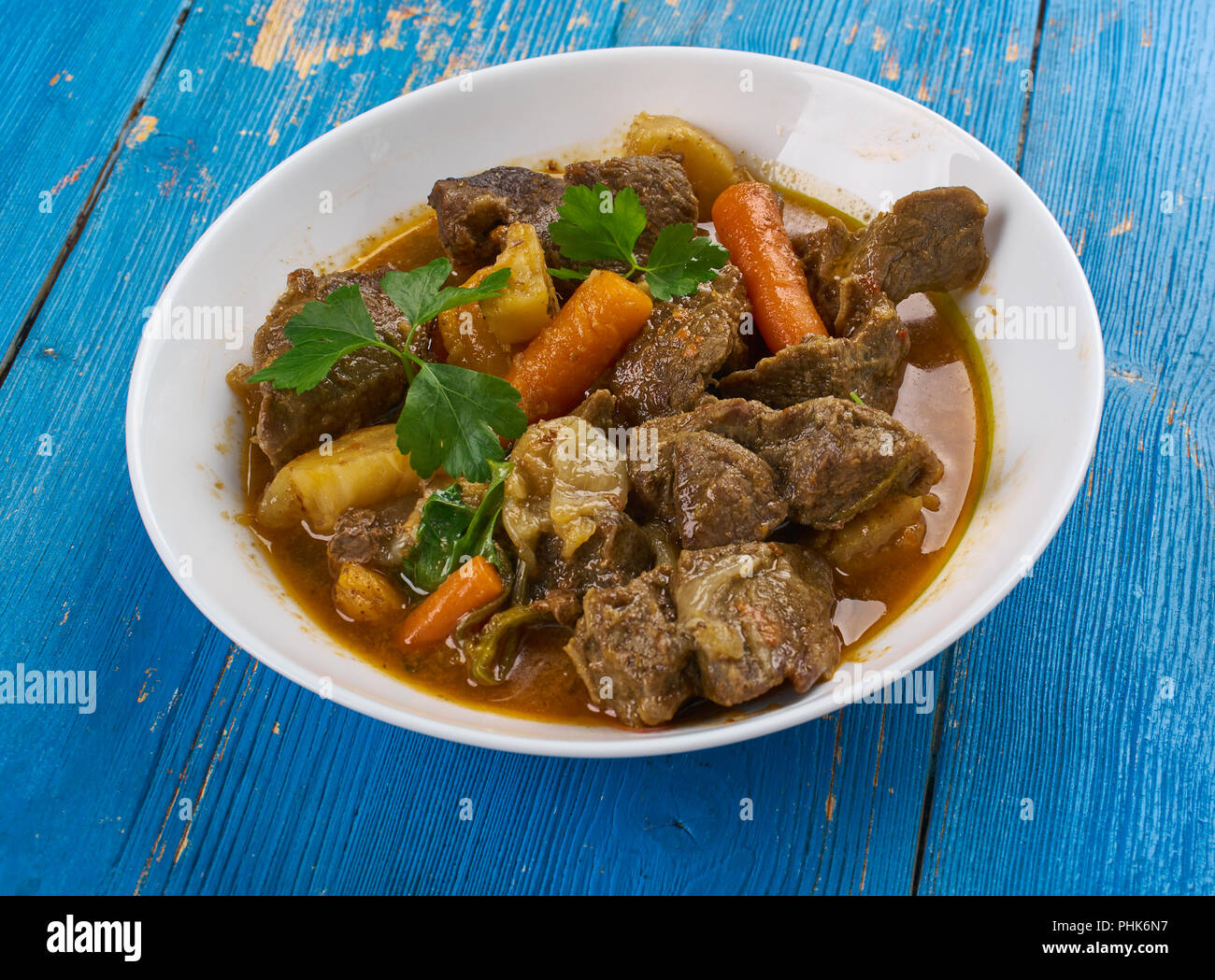Cape Malay lamb curry Stock Photo Alamy