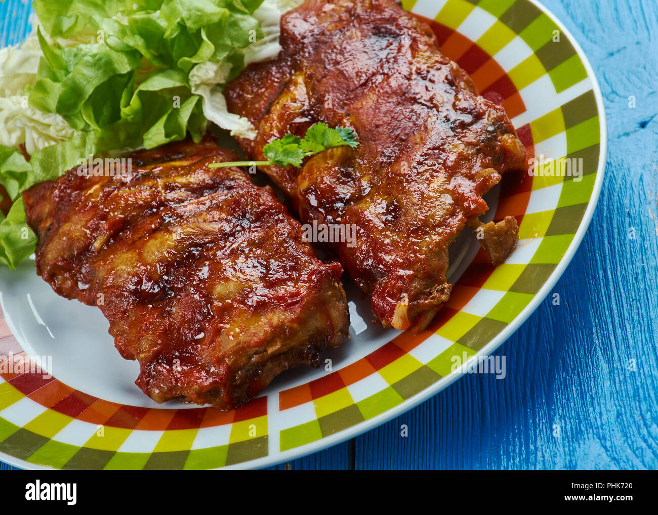 Slow Cooker Baby Back Ribs Stock Photo - Alamy