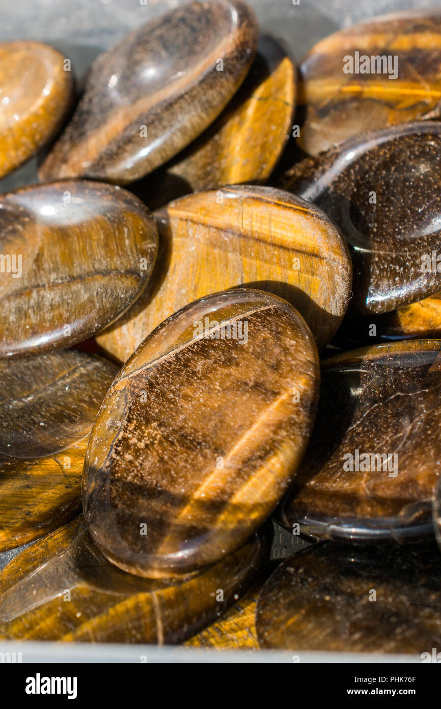 Set of natural mineral gemstones Stock Photo - Alamy