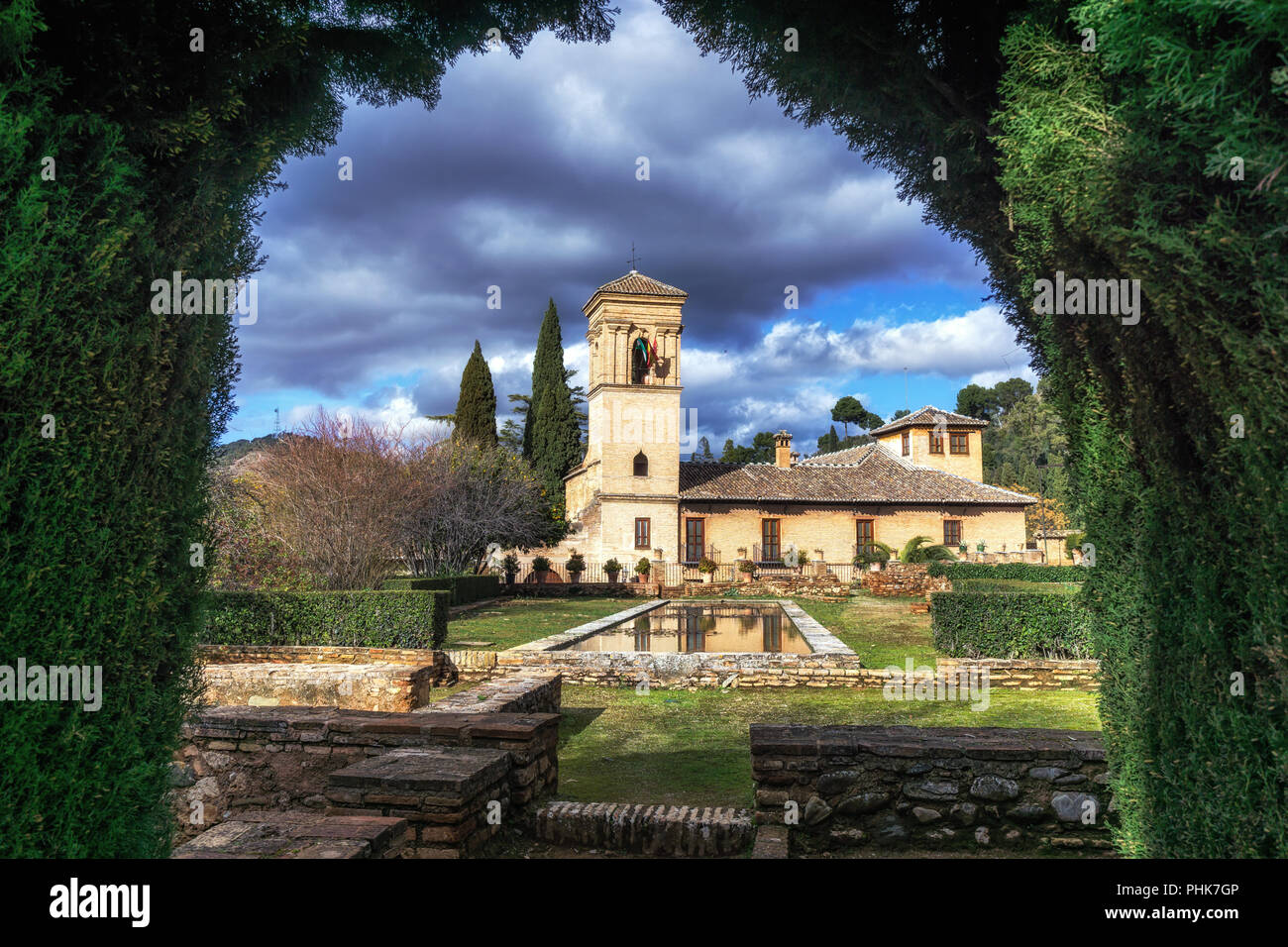 Andalucian House in alhambra Stock Photo