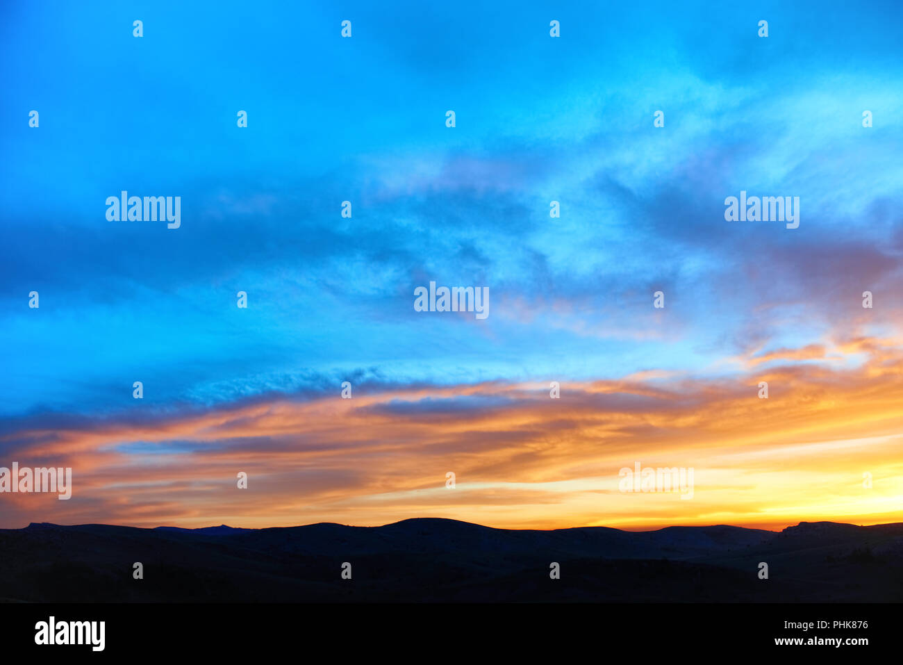 Land and dramatic sky Stock Photo - Alamy