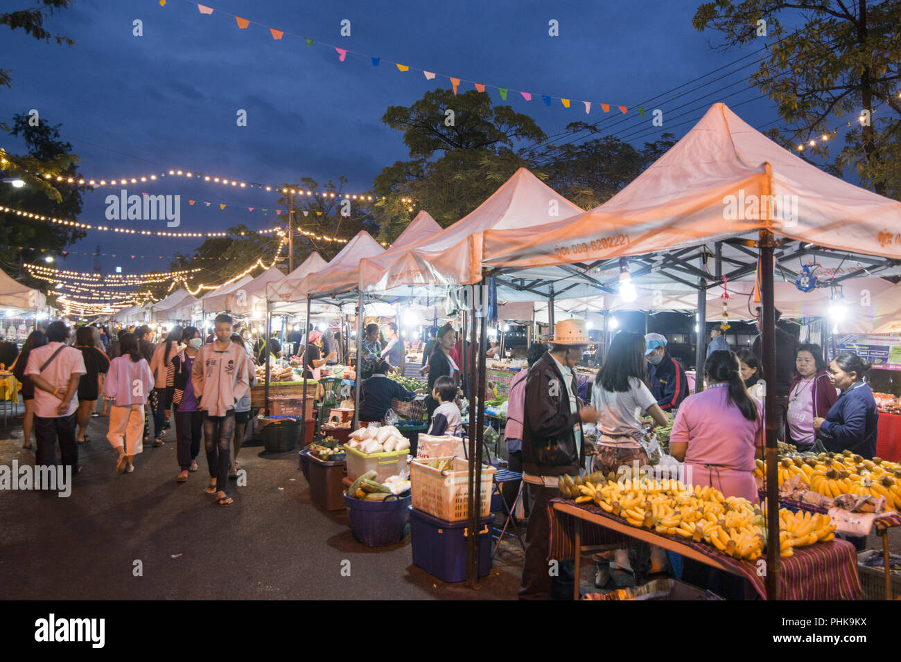 THAILAND BURIRAM NIGHTMARKET Stock Photo