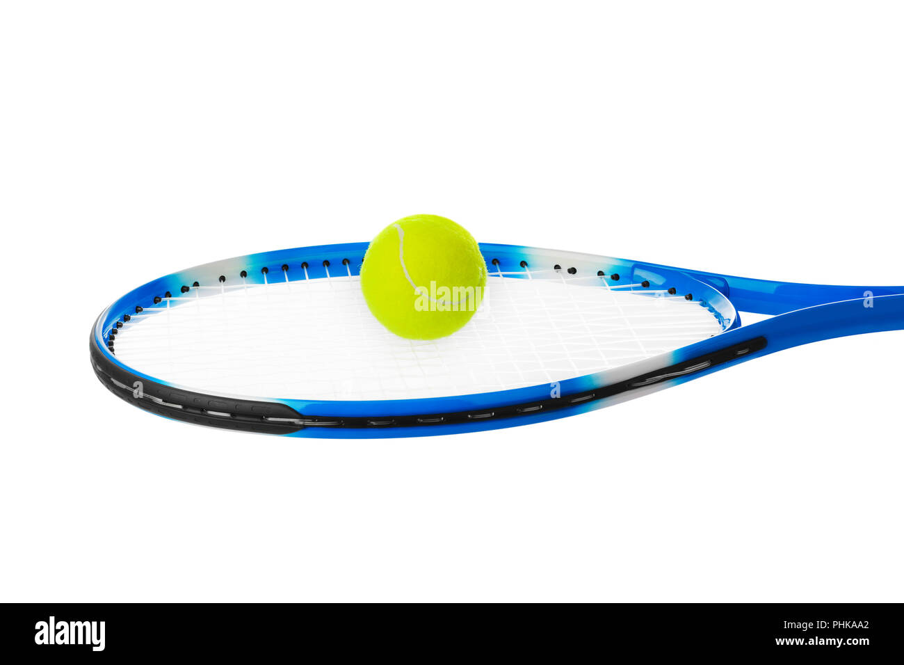 Tennis racket and ball Stock Photo Alamy