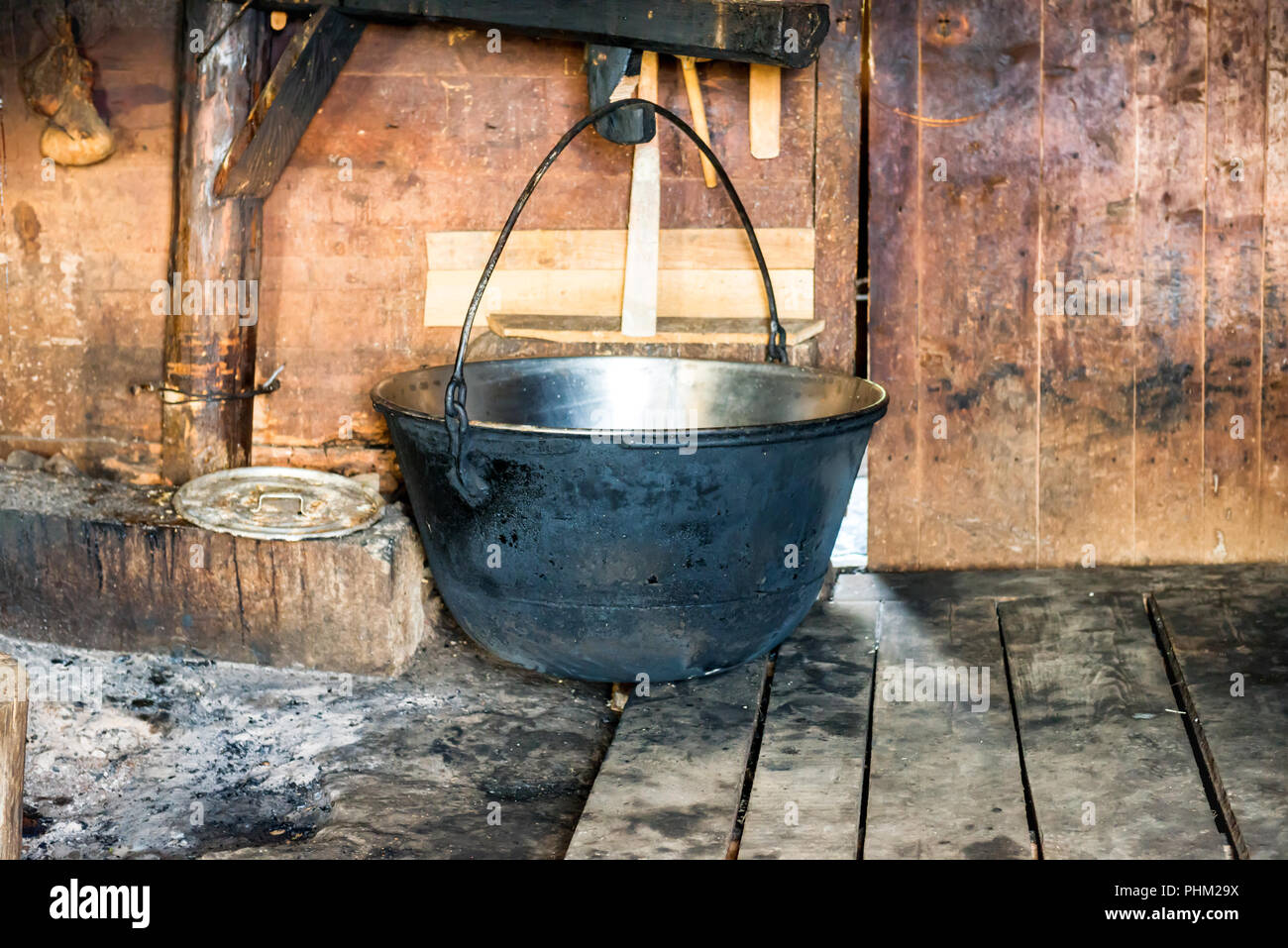 Dairy creamery with homemade cheese equipment Stock Photo Alamy