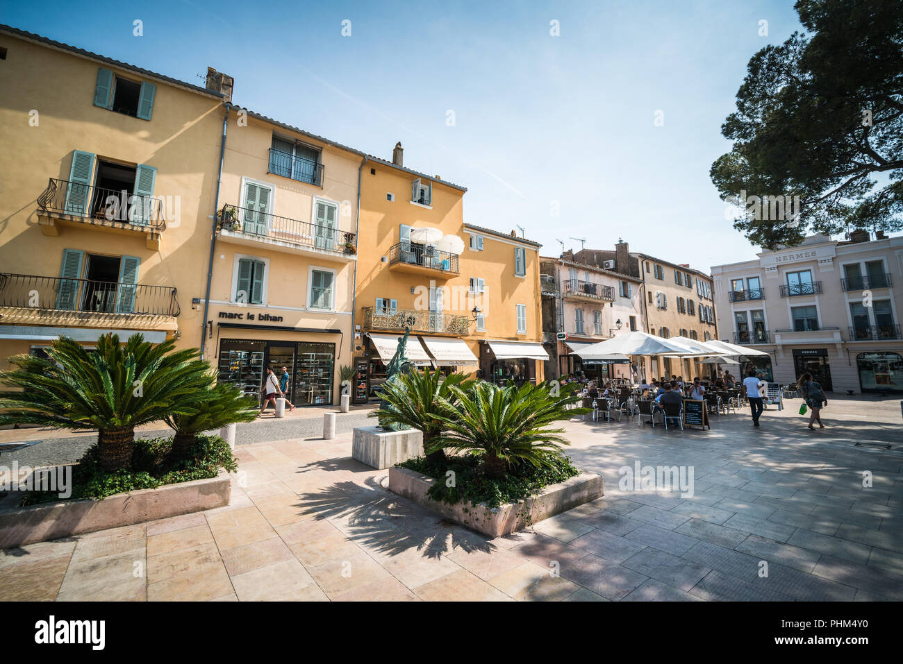 Port Saint Tropez, Provence, France, Europe Stock Photo - Alamy