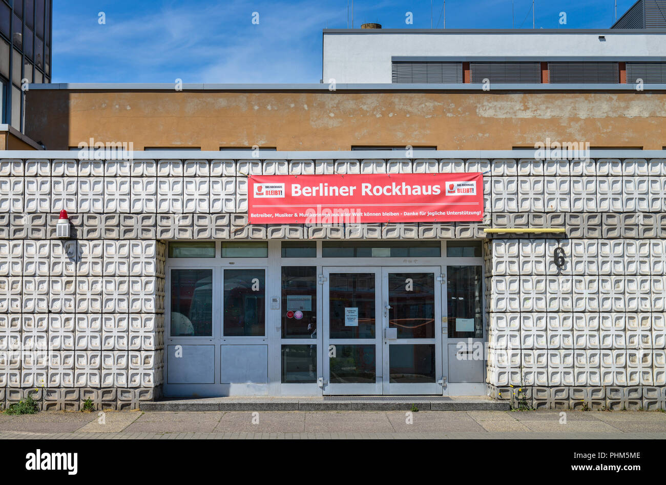 Rockhaus, Buchberger Strasse, Lichtenberg, Berlin, Deutschland Stock Photo