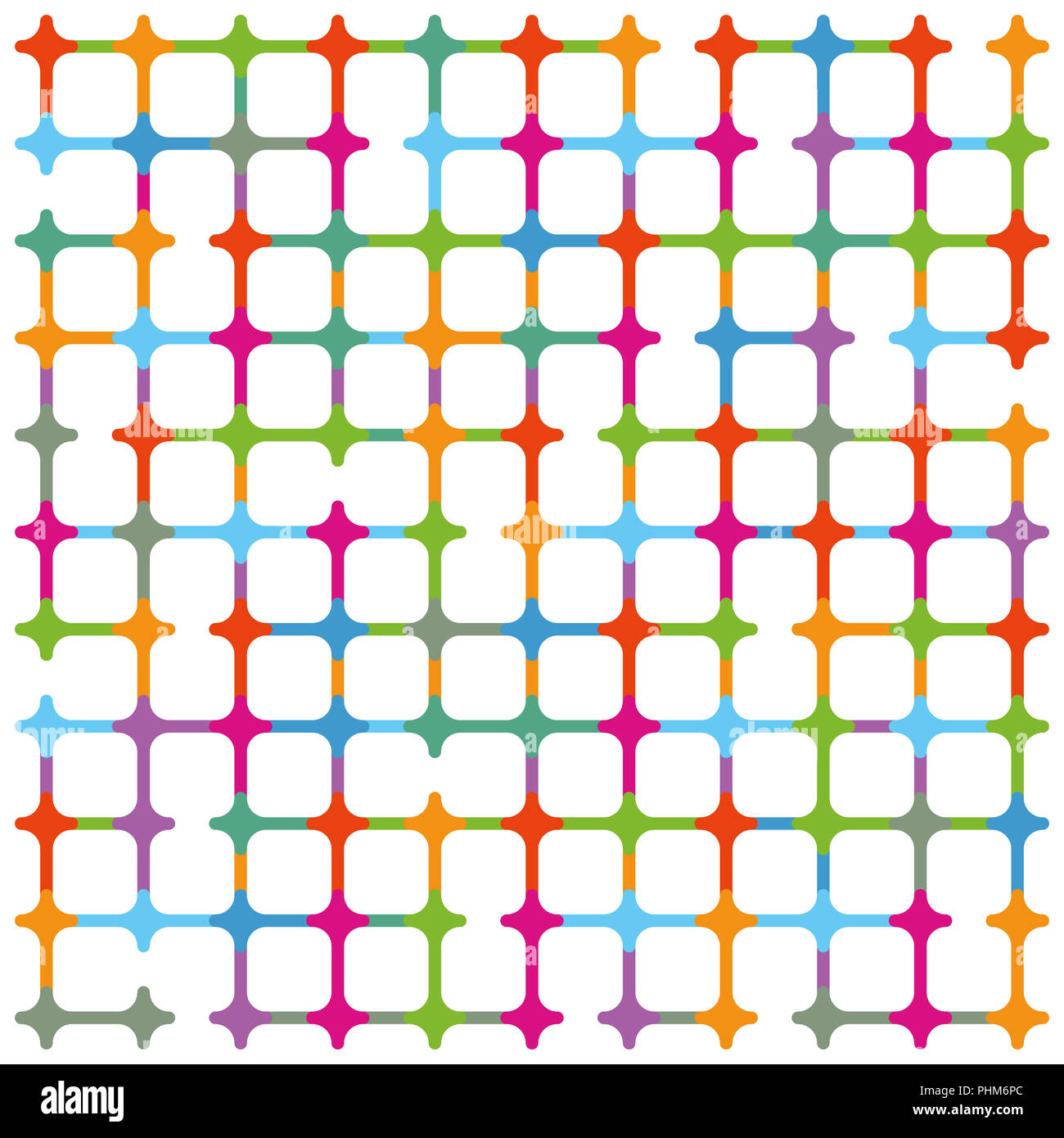 Geometric colorful background illustration Stock Photo