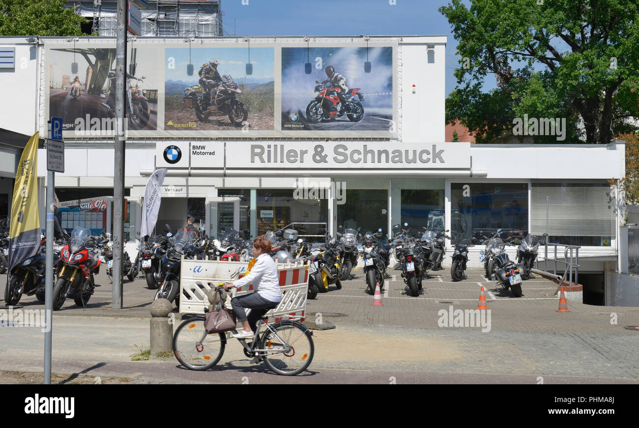 Riller & Schnauck Motorraeder, Schlossstrasse, Steglitz, Berlin,  Deutschland Stock Photo - Alamy