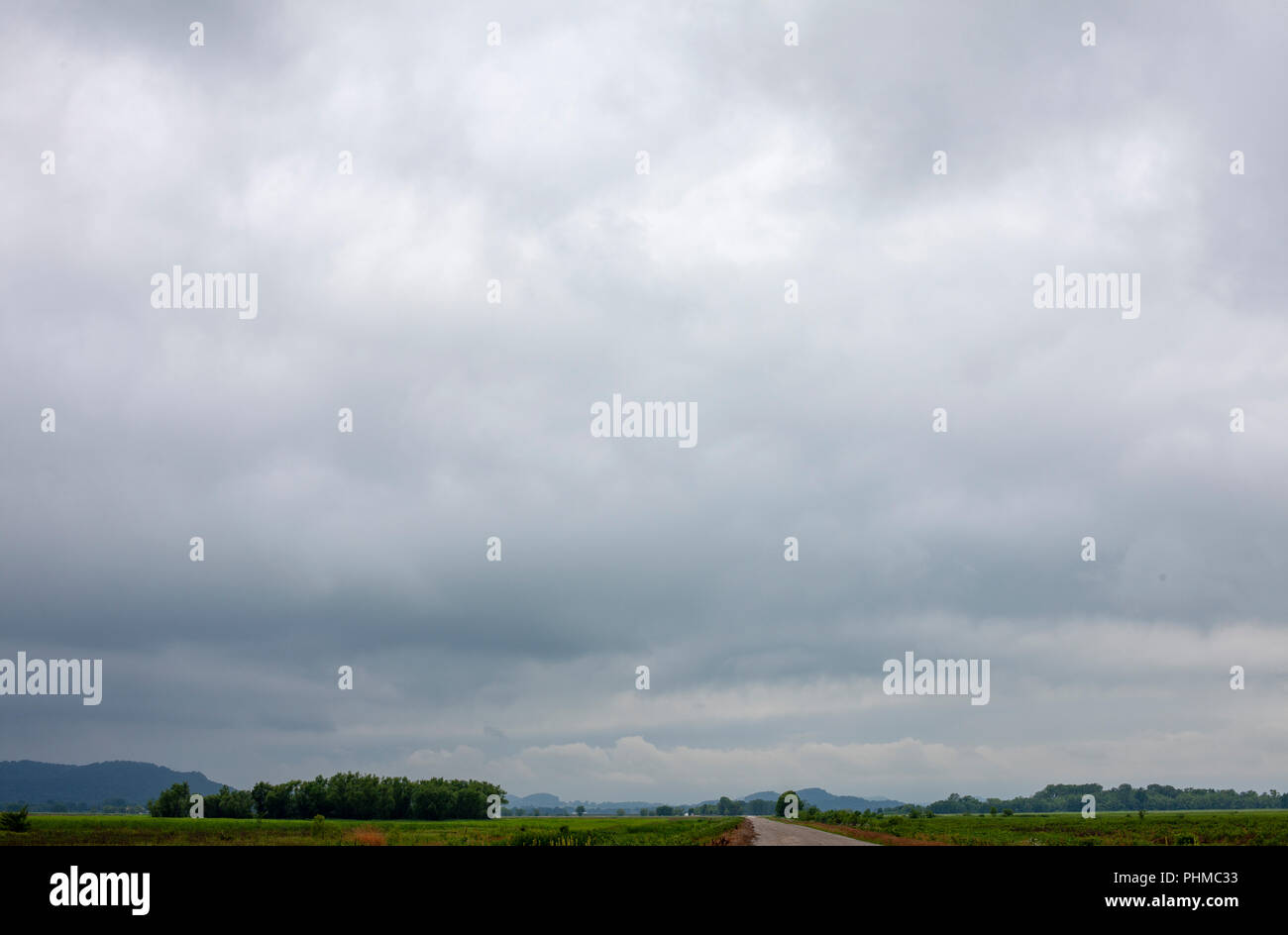 Scenes from the Clarence Cannon National Wildlife Refuge Area in Pike County, Missouri. Stock Photo