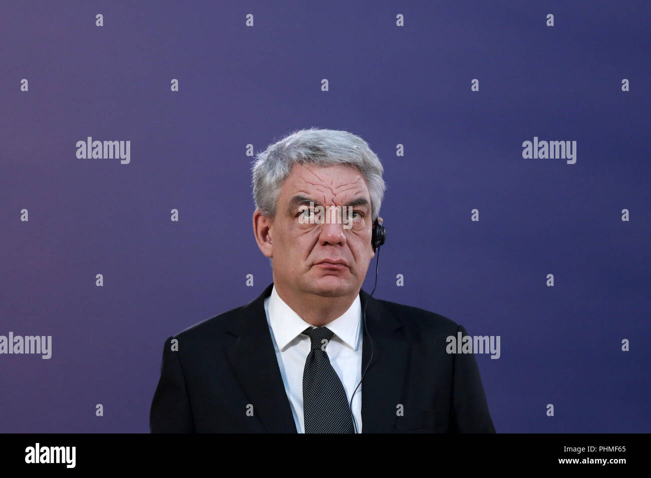 Romanian Prime Minister Mihai Tudose Stock Photo Alamy