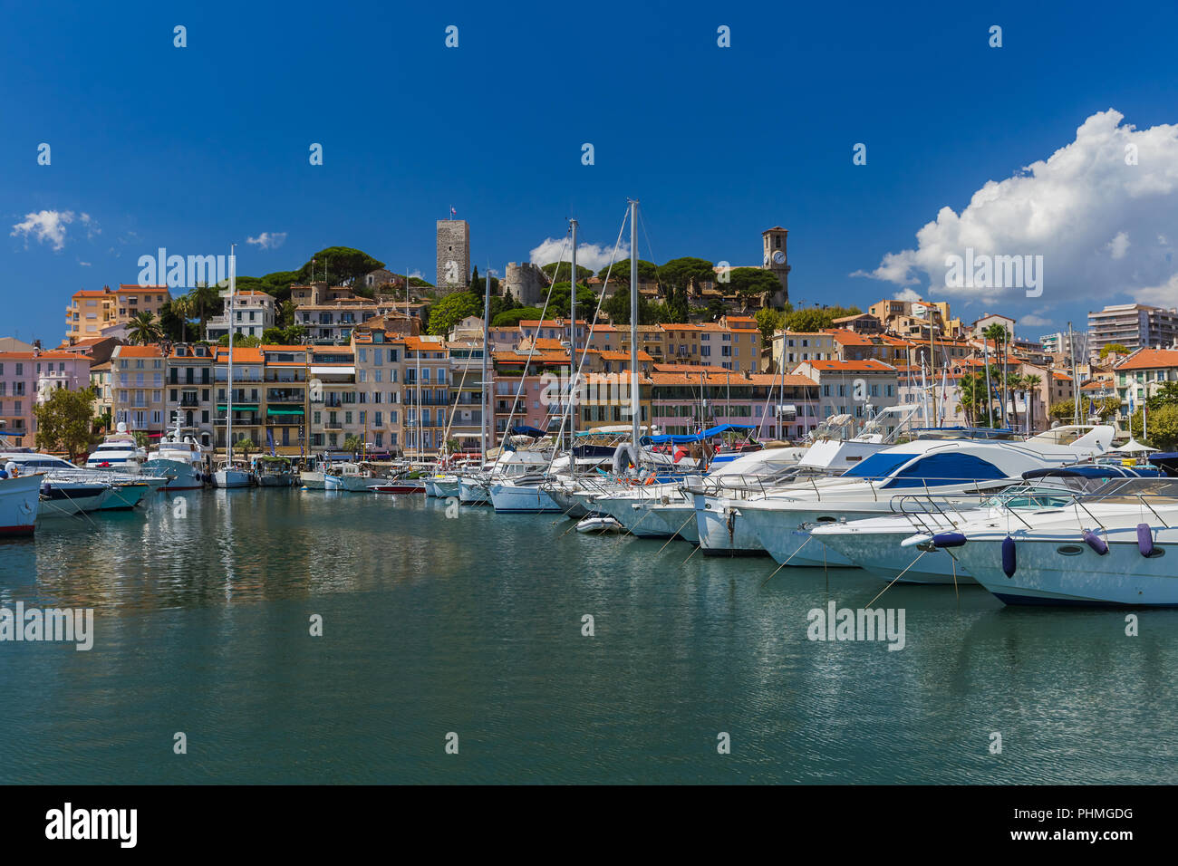 Old town in Cannes France Stock Photo Alamy