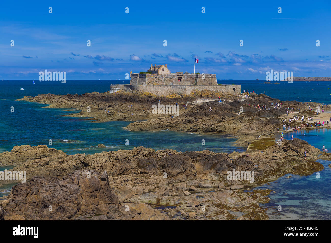 SaintMalo Bretagne France Stock Photo Alamy