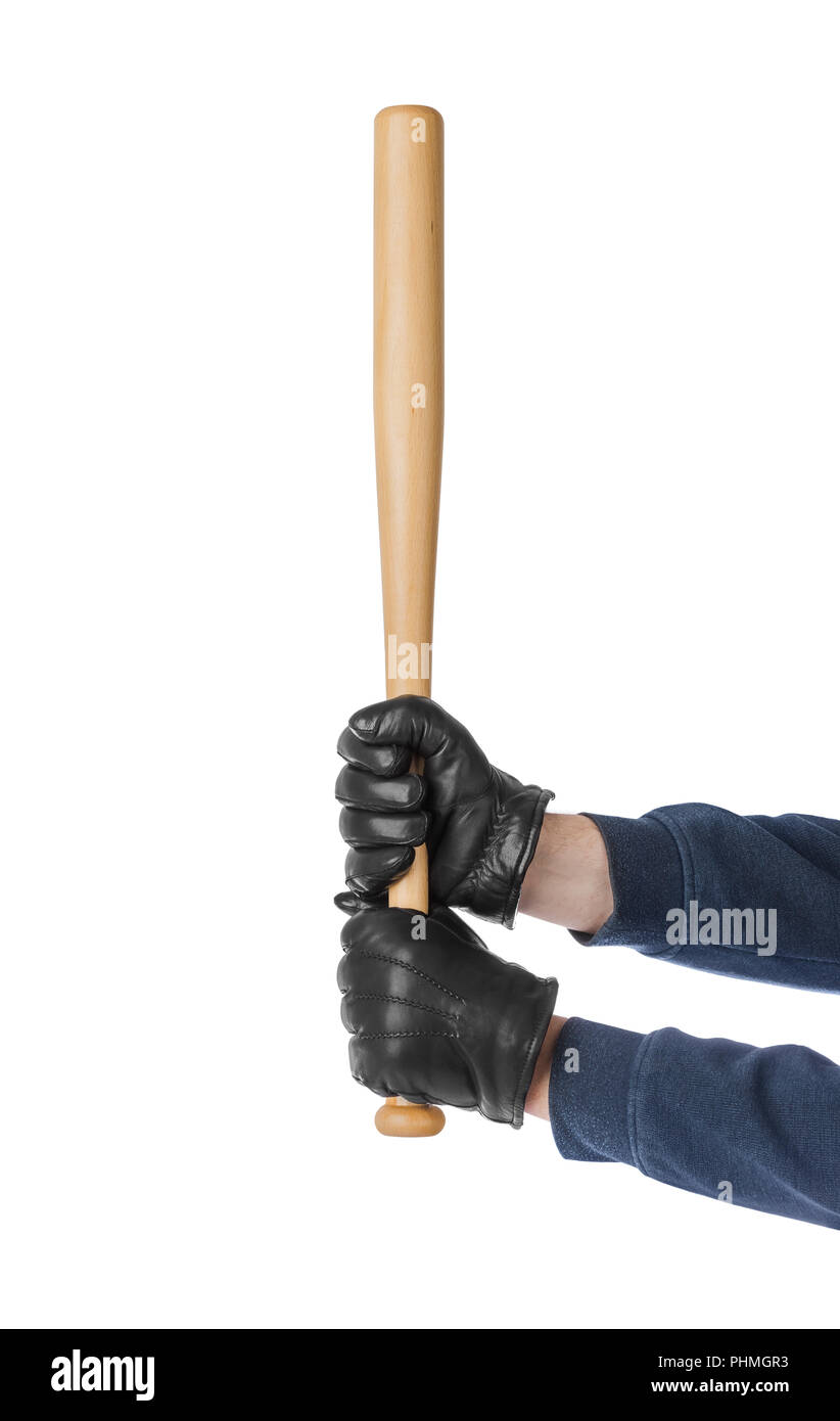 Hands with baseball bat Stock Photo Alamy