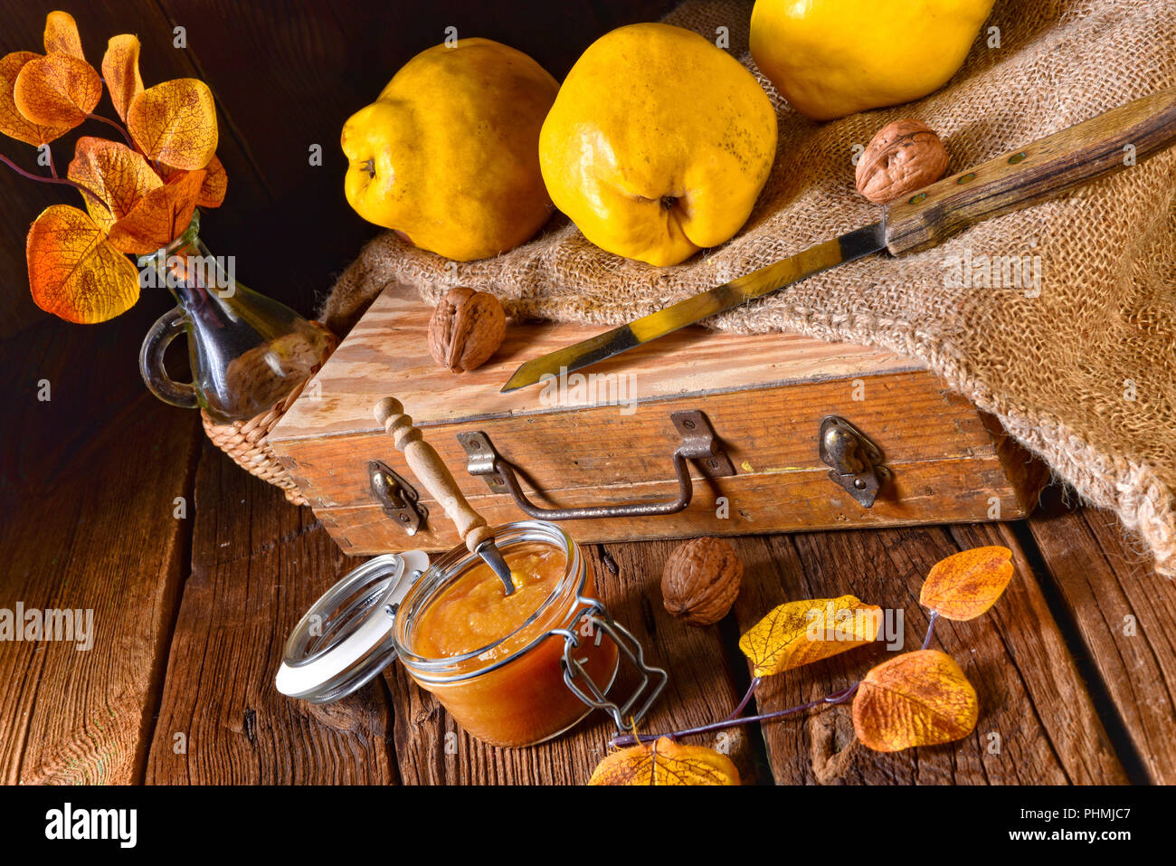 Fresh and tasty Quitte (Cydonia oblonga) Stock Photo