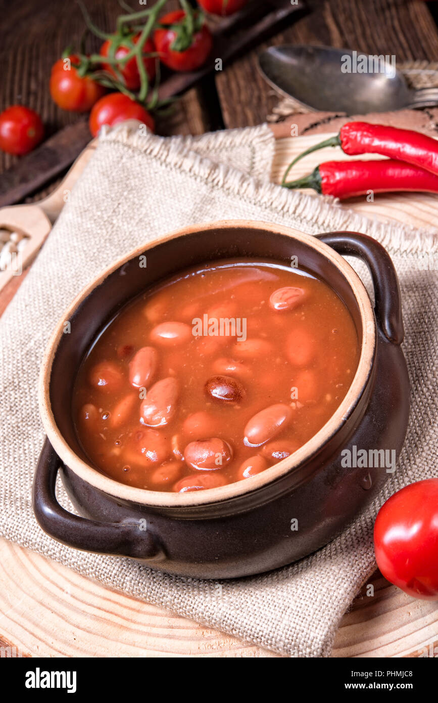 Baked beans in tomato sauce Stock Photo Alamy