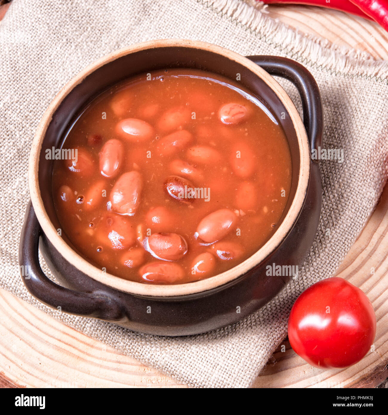 baked beans in tomato sauce Stock Photo Alamy