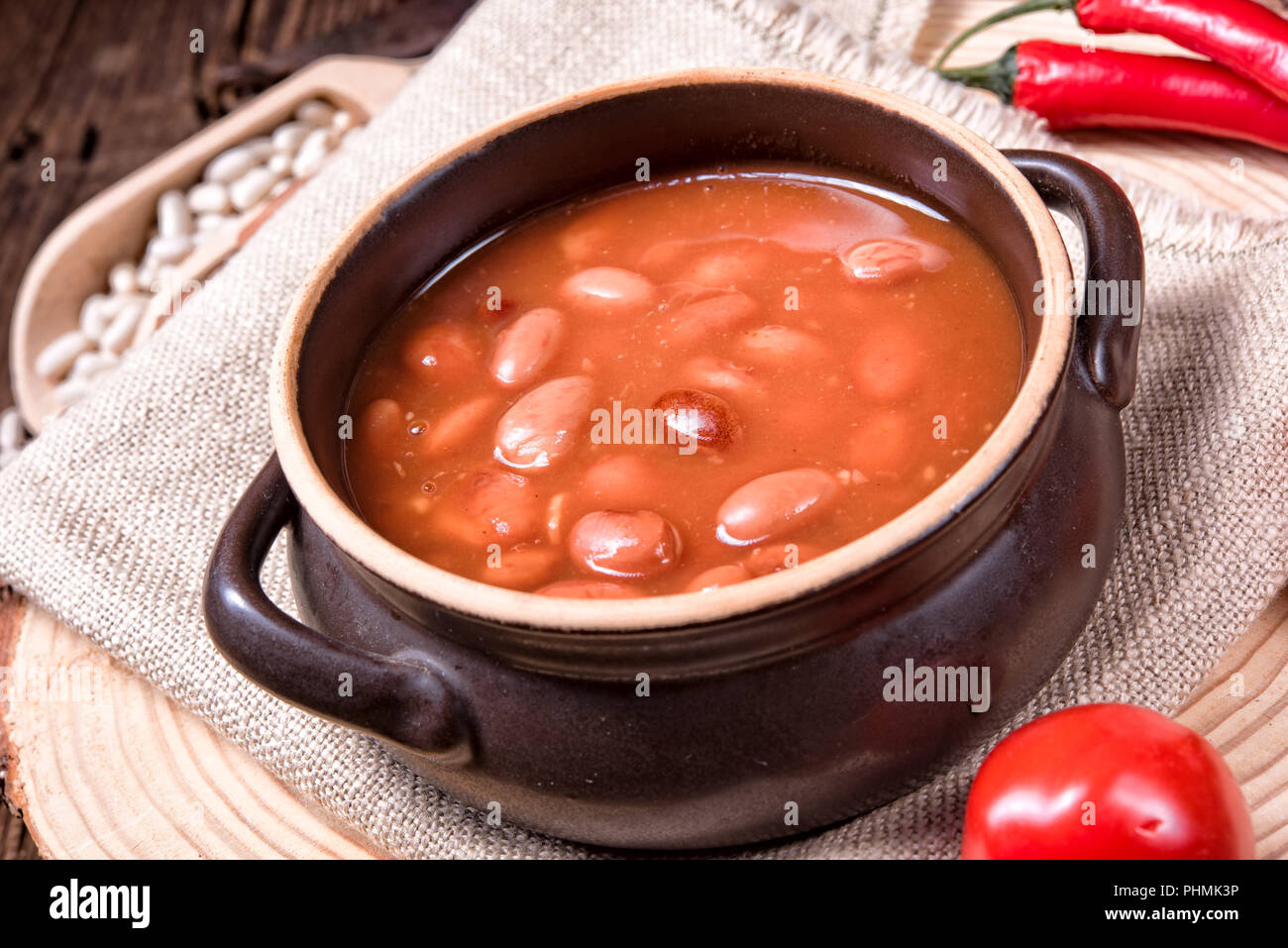 baked beans in tomato sauce Stock Photo Alamy
