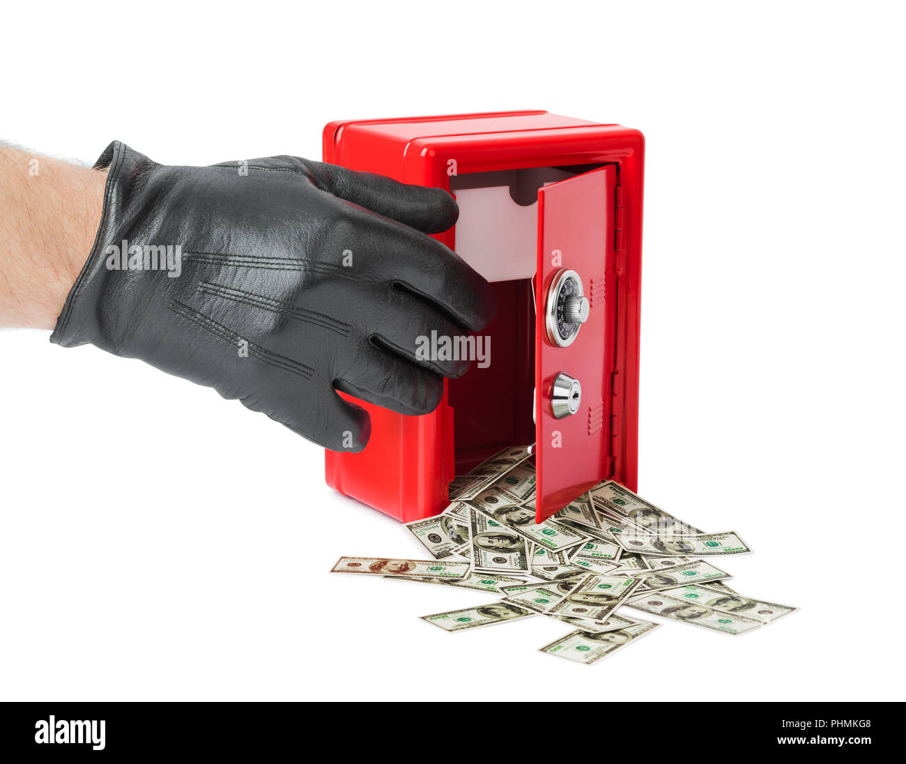 Safe with money Stock Photo Alamy