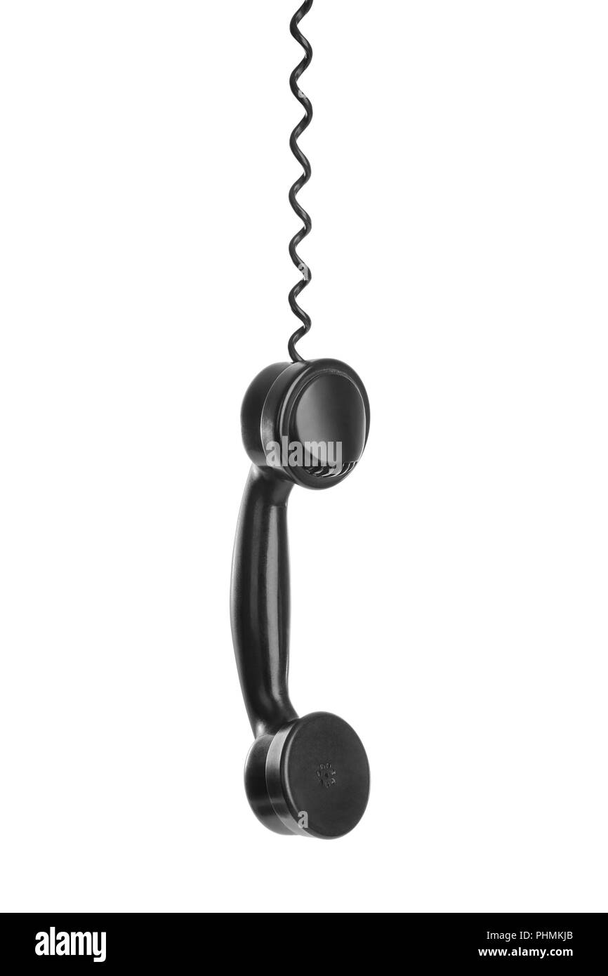 Vintage telephone receiver Stock Photo Alamy