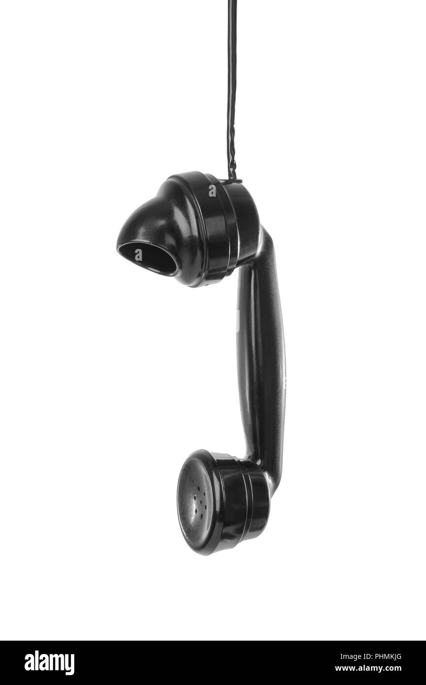 Vintage telephone receiver Stock Photo Alamy