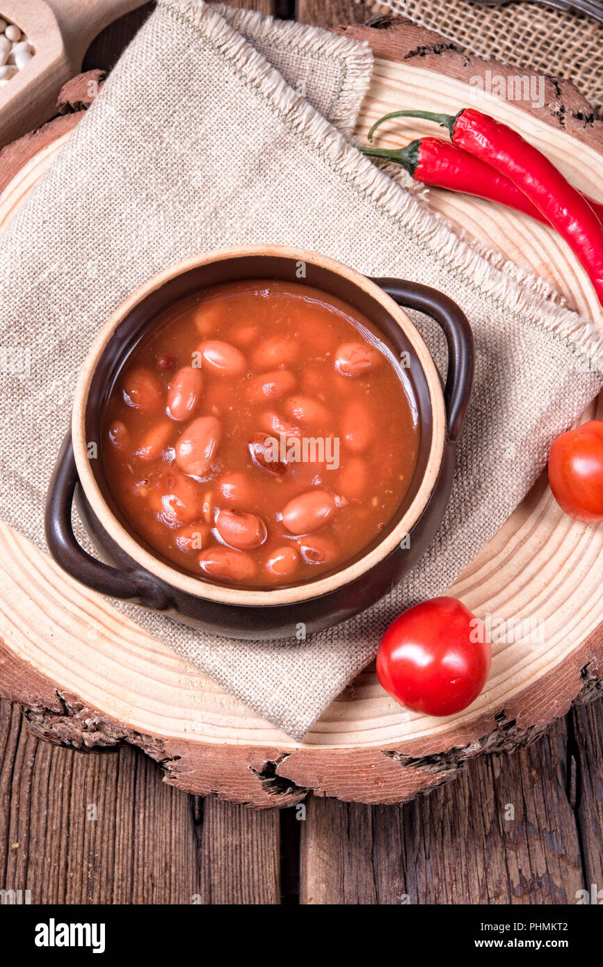 baked beans in tomato sauce Stock Photo Alamy