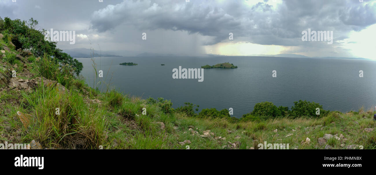Lake Kivu, Rwanda (africa) Stock Photo