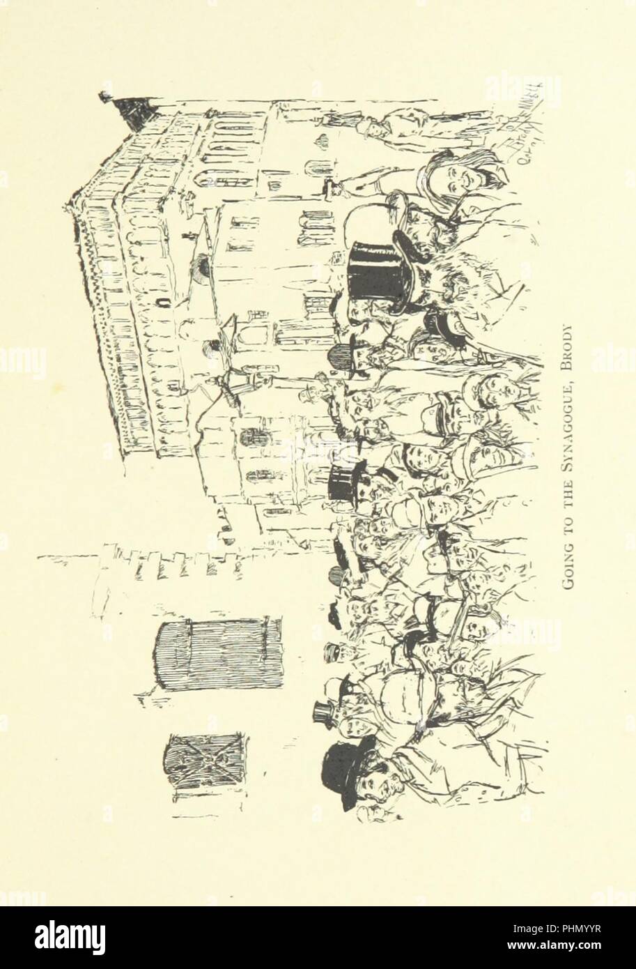 Image  from page 63 of 'The Jew at Home. Impressions of a summer and an autumn spent with him in Russia and Austria. [Reprinted with additions from “The Illustrated London News.”] ... With illustrations by the autho0079. Stock Photo
