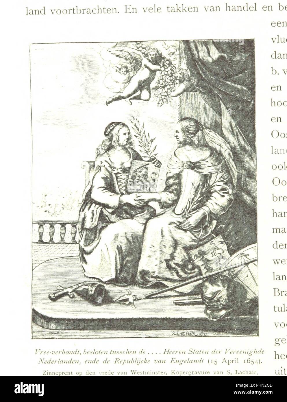 Image  from page 850 of 'Onze Gouden Eeuw. De Republiek der Vereenigde Nederlanden in haar bloeitijd ... Geïllustreerd onder toezicht van J. H. W. Unger' . Stock Photo