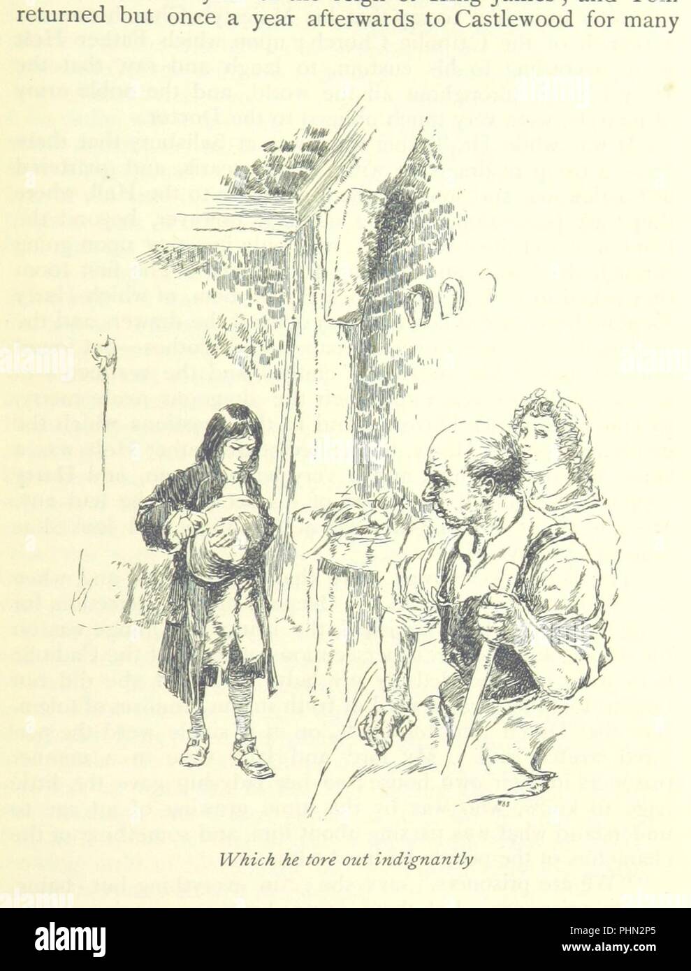 Image  from page 87 of 'The History of Henry Esmond, Esq. ... With illustrations by T. H. Robinson [and a preface by Joseph Jacobs]' . Stock Photo